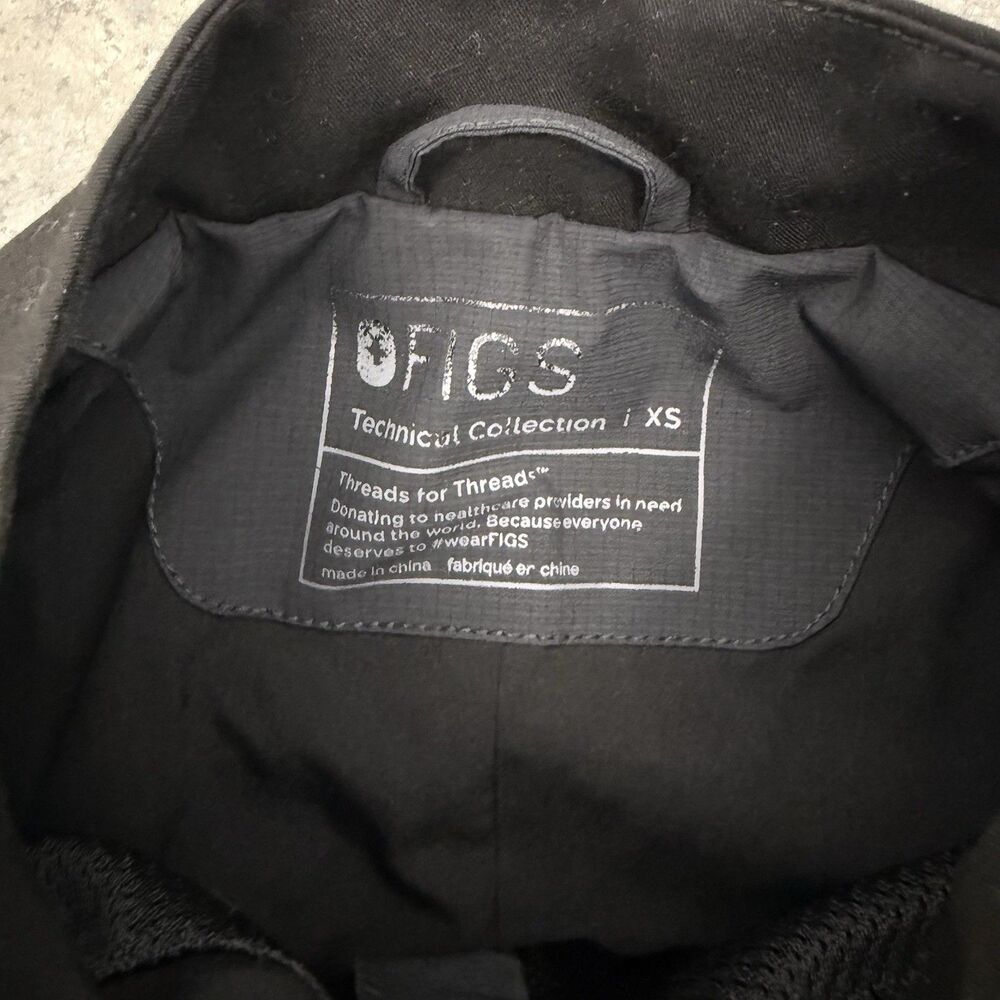 FIGS Technical Collection Full Zip Jacket Black G… - image 13